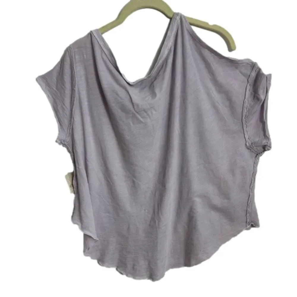FREE‎ PEOPLE U Fancy Cold-Shoulder Tee, Size XSMALL
